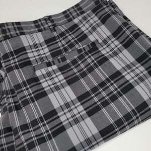 Jack Nicklaus Shorts Mens Adult 40 Black/Gray Chino W Pockets Golf Golfer Casual